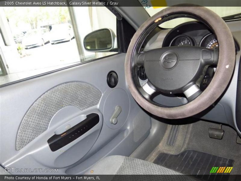 Galaxy Silver Metallic / Gray 2005 Chevrolet Aveo LS Hatchback