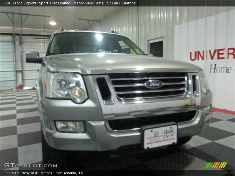Vapor Silver Metallic / Dark Charcoal 2008 Ford Explorer Sport Trac Limited