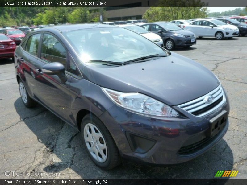 Violet Gray / Charcoal Black 2013 Ford Fiesta SE Sedan