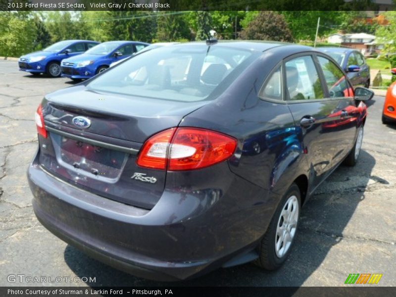 Violet Gray / Charcoal Black 2013 Ford Fiesta SE Sedan