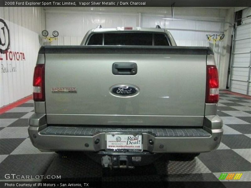Vapor Silver Metallic / Dark Charcoal 2008 Ford Explorer Sport Trac Limited