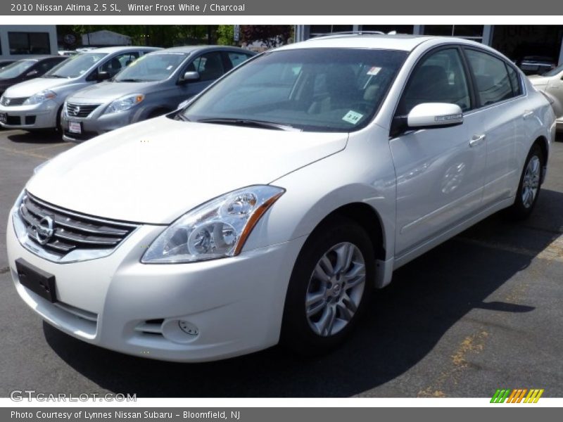 Winter Frost White / Charcoal 2010 Nissan Altima 2.5 SL