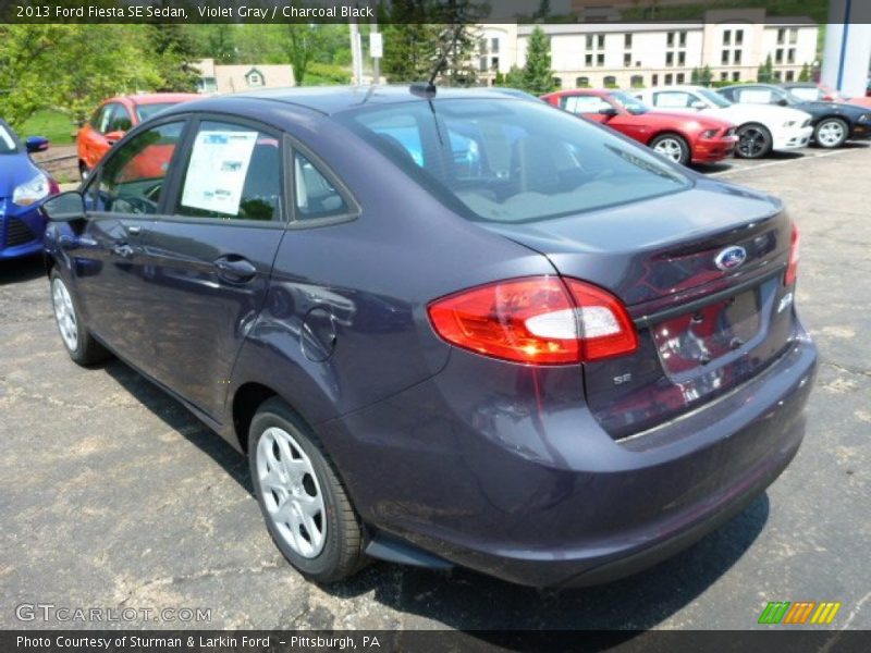 Violet Gray / Charcoal Black 2013 Ford Fiesta SE Sedan