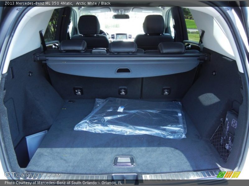 Arctic White / Black 2013 Mercedes-Benz ML 350 4Matic