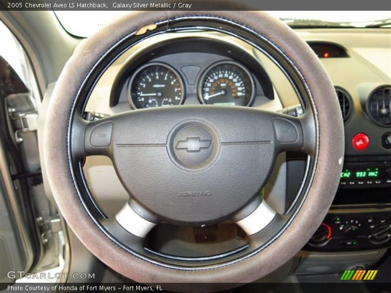 Galaxy Silver Metallic / Gray 2005 Chevrolet Aveo LS Hatchback