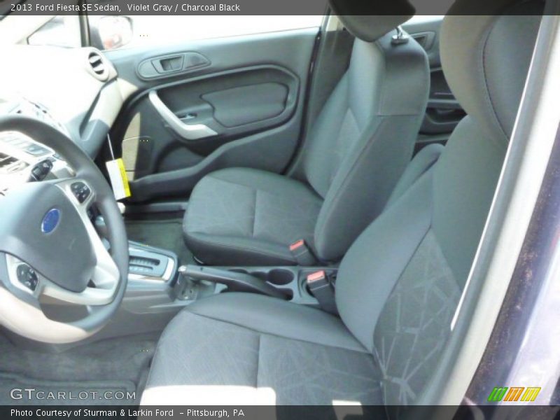 Violet Gray / Charcoal Black 2013 Ford Fiesta SE Sedan