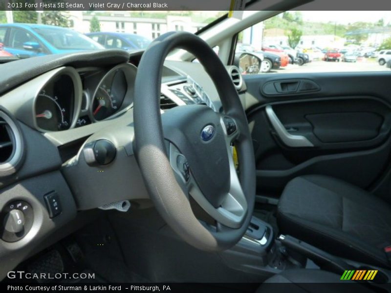 Violet Gray / Charcoal Black 2013 Ford Fiesta SE Sedan