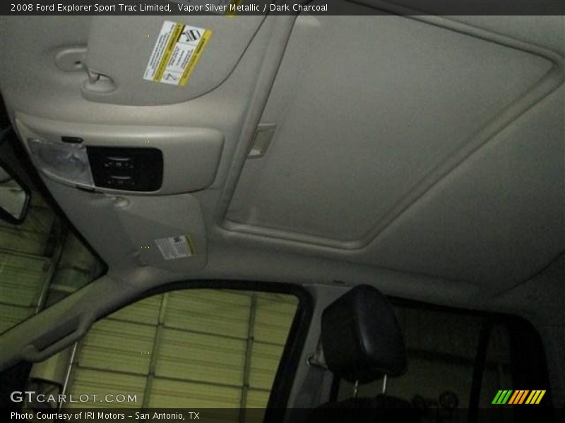 Vapor Silver Metallic / Dark Charcoal 2008 Ford Explorer Sport Trac Limited