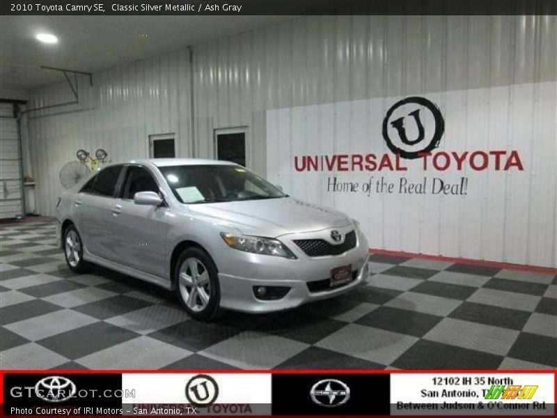 Classic Silver Metallic / Ash Gray 2010 Toyota Camry SE