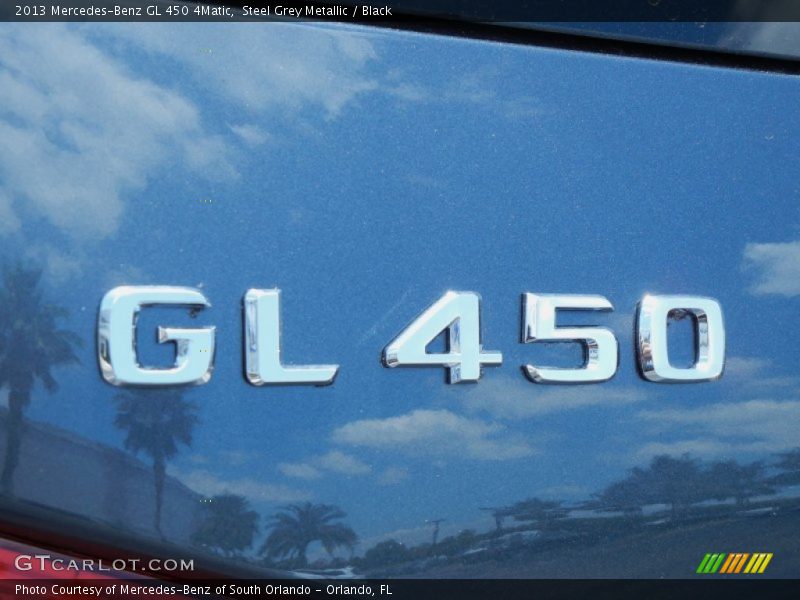 Steel Grey Metallic / Black 2013 Mercedes-Benz GL 450 4Matic