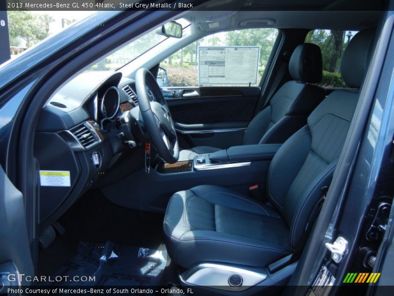 Steel Grey Metallic / Black 2013 Mercedes-Benz GL 450 4Matic