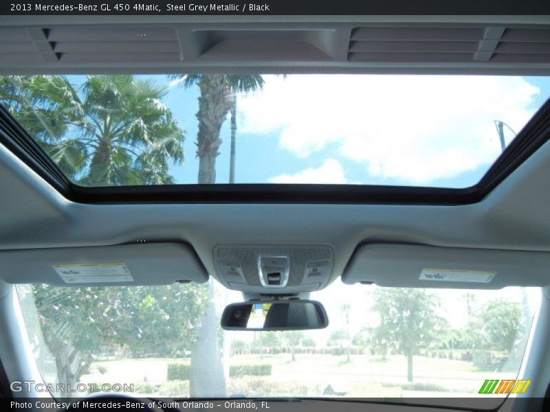 Steel Grey Metallic / Black 2013 Mercedes-Benz GL 450 4Matic