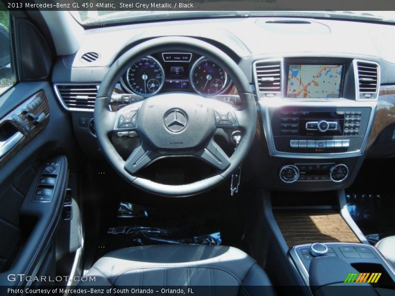 Steel Grey Metallic / Black 2013 Mercedes-Benz GL 450 4Matic