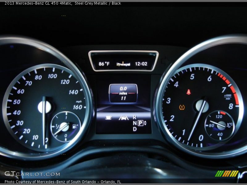 Steel Grey Metallic / Black 2013 Mercedes-Benz GL 450 4Matic