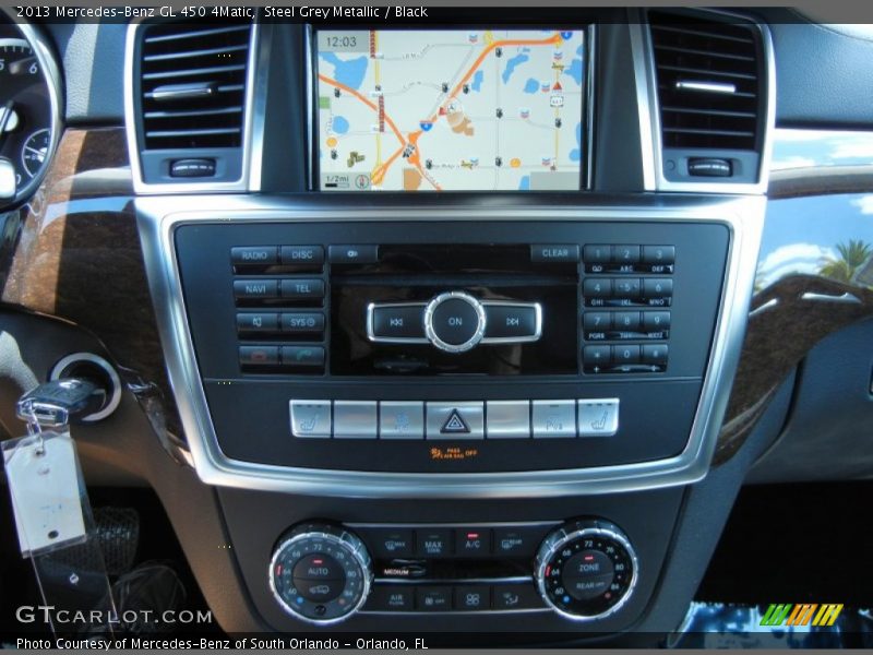 Steel Grey Metallic / Black 2013 Mercedes-Benz GL 450 4Matic