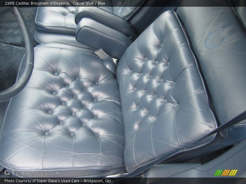 Front Seat of 1988 Brougham d'Elegance
