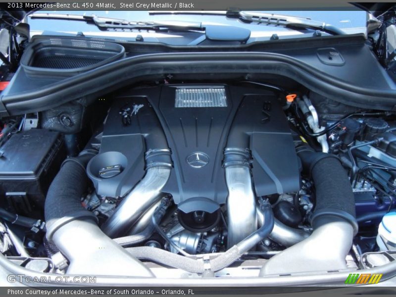 Steel Grey Metallic / Black 2013 Mercedes-Benz GL 450 4Matic