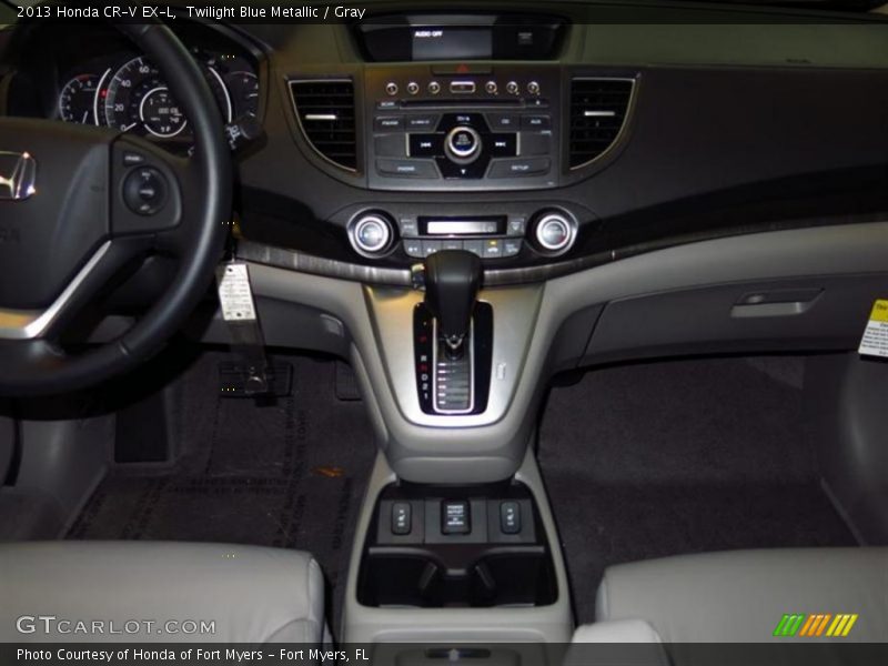 Twilight Blue Metallic / Gray 2013 Honda CR-V EX-L