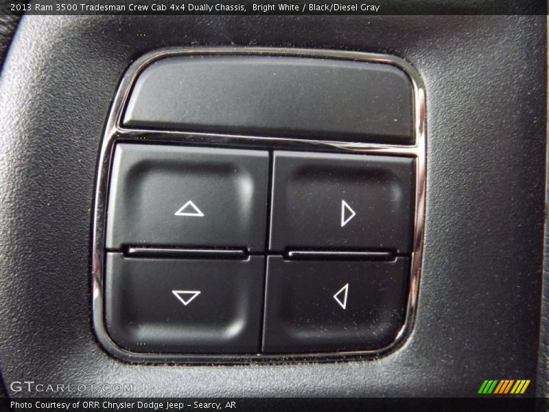 Bright White / Black/Diesel Gray 2013 Ram 3500 Tradesman Crew Cab 4x4 Dually Chassis