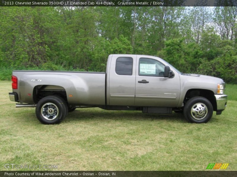  2013 Silverado 3500HD LT Extended Cab 4x4 Dually Graystone Metallic