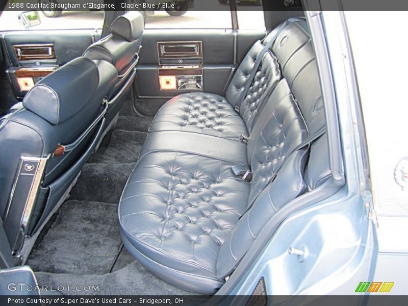 Rear Seat of 1988 Brougham d'Elegance