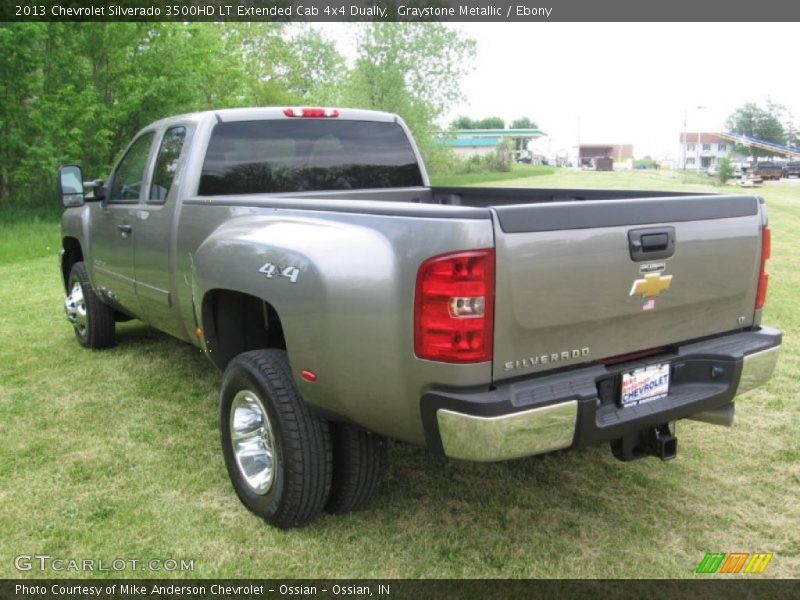 Graystone Metallic / Ebony 2013 Chevrolet Silverado 3500HD LT Extended Cab 4x4 Dually