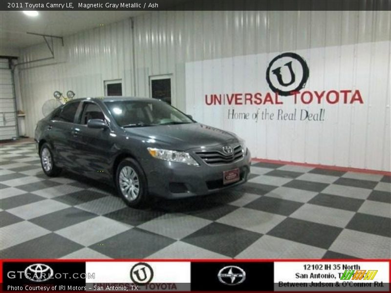 Magnetic Gray Metallic / Ash 2011 Toyota Camry LE