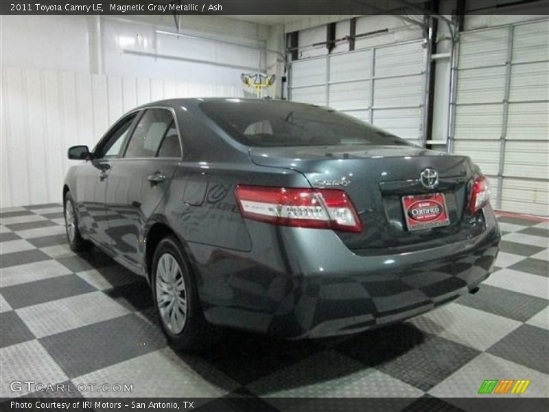 Magnetic Gray Metallic / Ash 2011 Toyota Camry LE