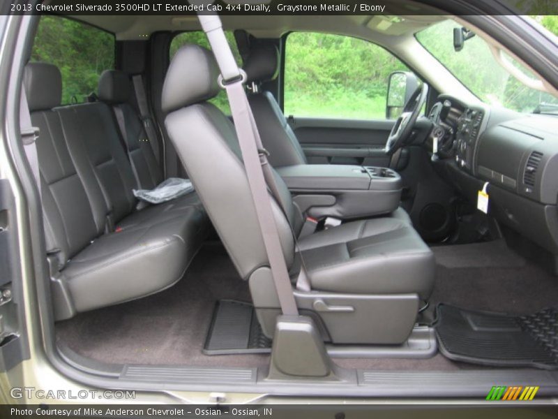 Graystone Metallic / Ebony 2013 Chevrolet Silverado 3500HD LT Extended Cab 4x4 Dually