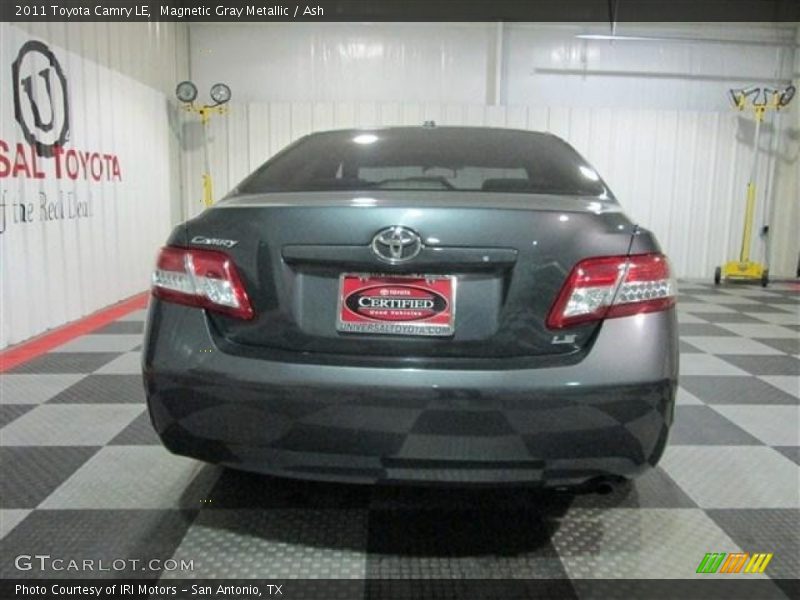 Magnetic Gray Metallic / Ash 2011 Toyota Camry LE