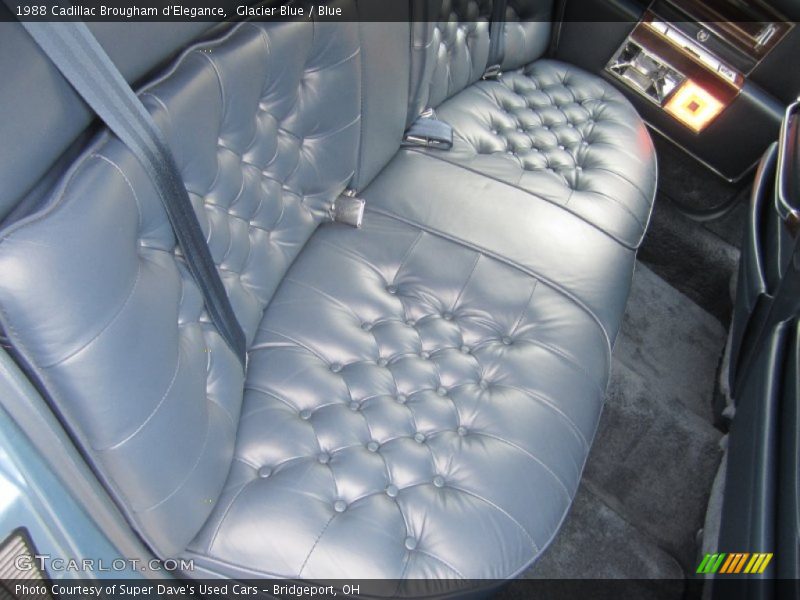 Rear Seat of 1988 Brougham d'Elegance