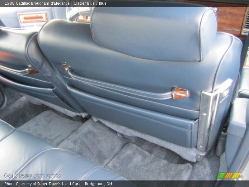 Glacier Blue / Blue 1988 Cadillac Brougham d'Elegance