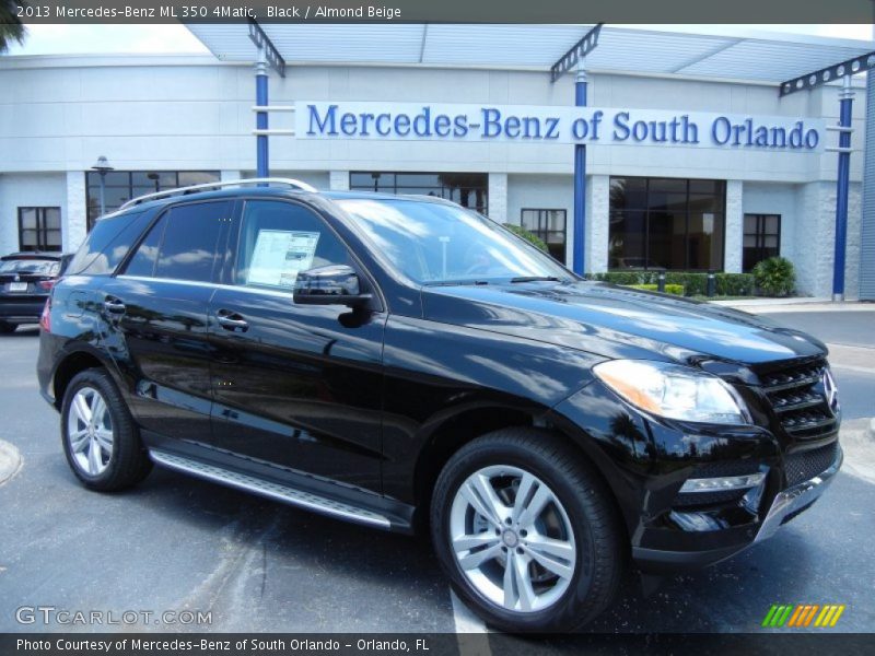 Black / Almond Beige 2013 Mercedes-Benz ML 350 4Matic