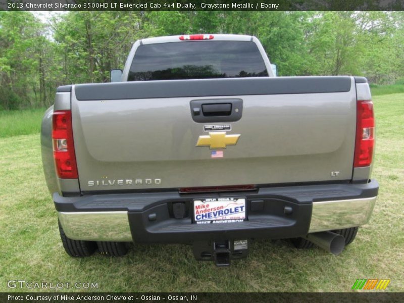 Graystone Metallic / Ebony 2013 Chevrolet Silverado 3500HD LT Extended Cab 4x4 Dually