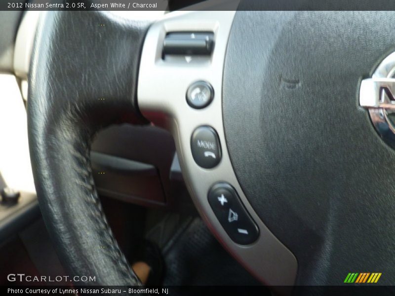 Aspen White / Charcoal 2012 Nissan Sentra 2.0 SR