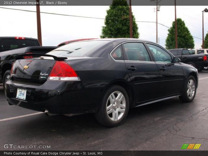 Black / Ebony 2012 Chevrolet Impala LT
