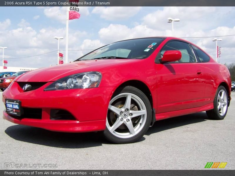 Milano Red / Titanium 2006 Acura RSX Type S Sports Coupe