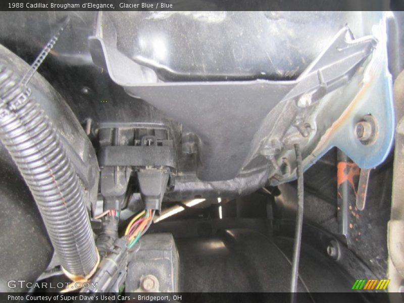 Glacier Blue / Blue 1988 Cadillac Brougham d'Elegance