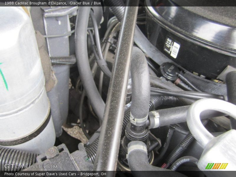 Glacier Blue / Blue 1988 Cadillac Brougham d'Elegance