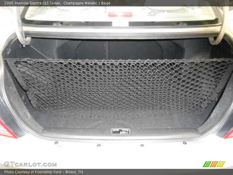 Champagne Metallic / Beige 2005 Hyundai Elantra GLS Sedan