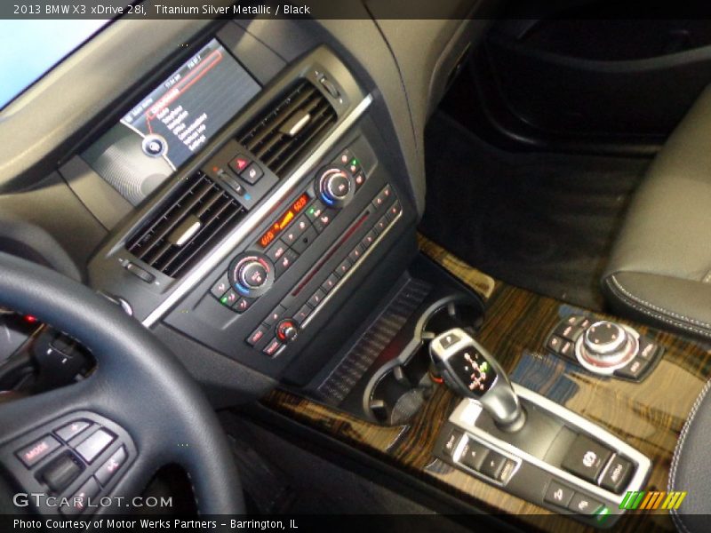 Titanium Silver Metallic / Black 2013 BMW X3 xDrive 28i