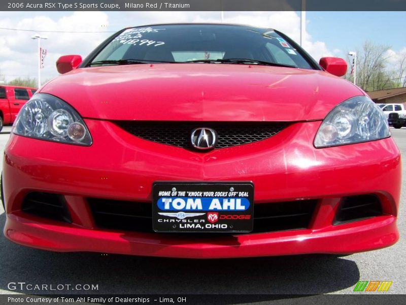 Milano Red / Titanium 2006 Acura RSX Type S Sports Coupe