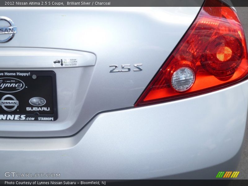 Brilliant Silver / Charcoal 2012 Nissan Altima 2.5 S Coupe