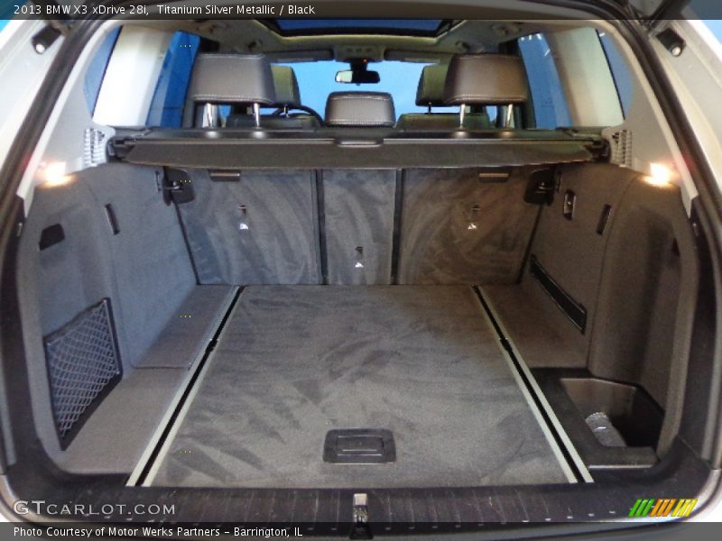 Titanium Silver Metallic / Black 2013 BMW X3 xDrive 28i