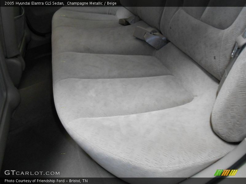 Champagne Metallic / Beige 2005 Hyundai Elantra GLS Sedan