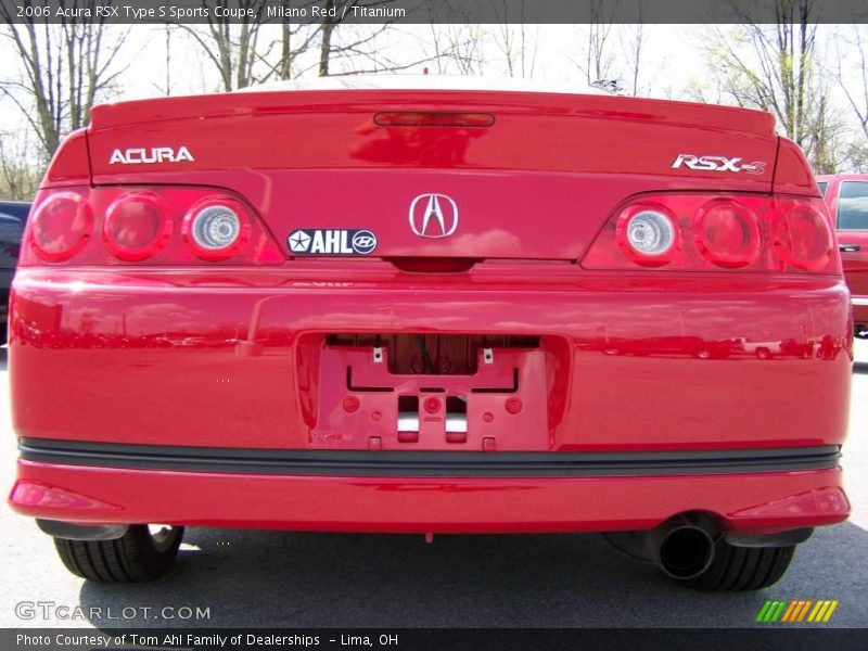 Milano Red / Titanium 2006 Acura RSX Type S Sports Coupe