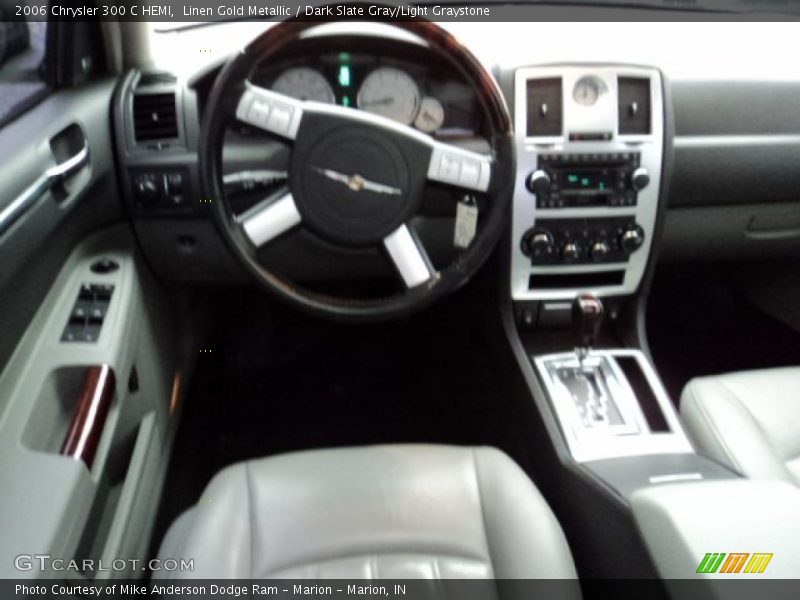 Linen Gold Metallic / Dark Slate Gray/Light Graystone 2006 Chrysler 300 C HEMI