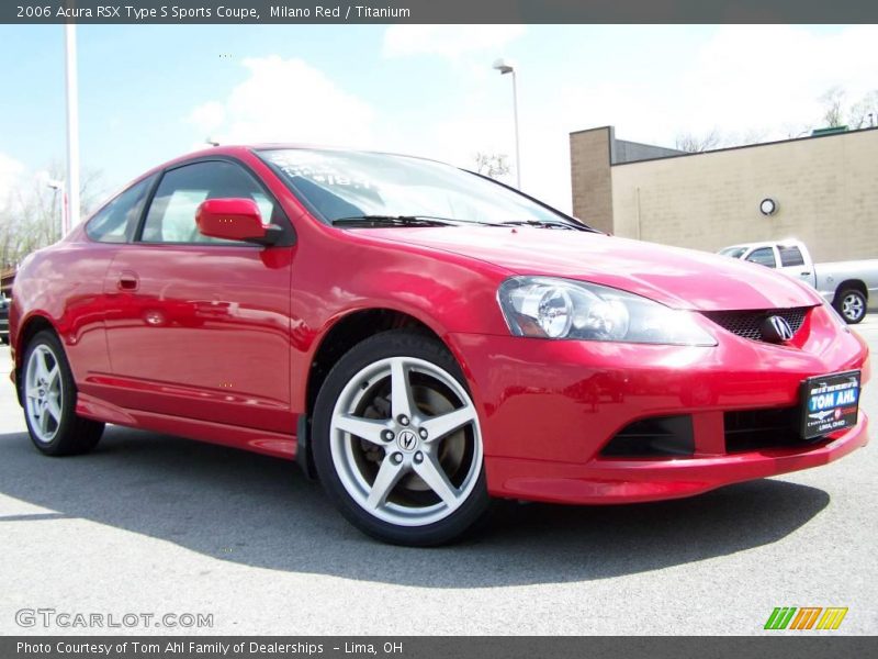 Milano Red / Titanium 2006 Acura RSX Type S Sports Coupe