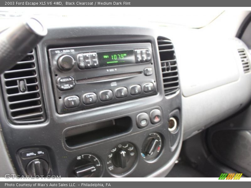 Black Clearcoat / Medium Dark Flint 2003 Ford Escape XLS V6 4WD