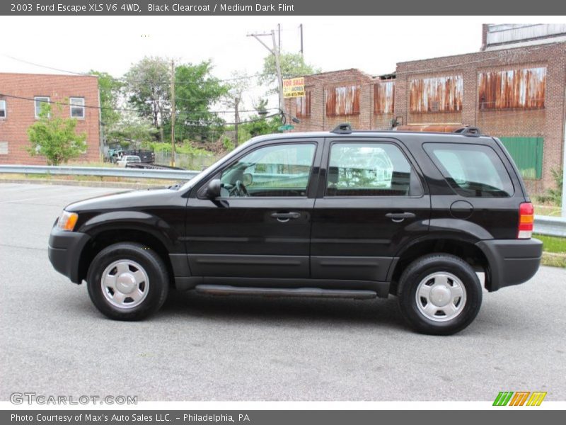 Black Clearcoat / Medium Dark Flint 2003 Ford Escape XLS V6 4WD